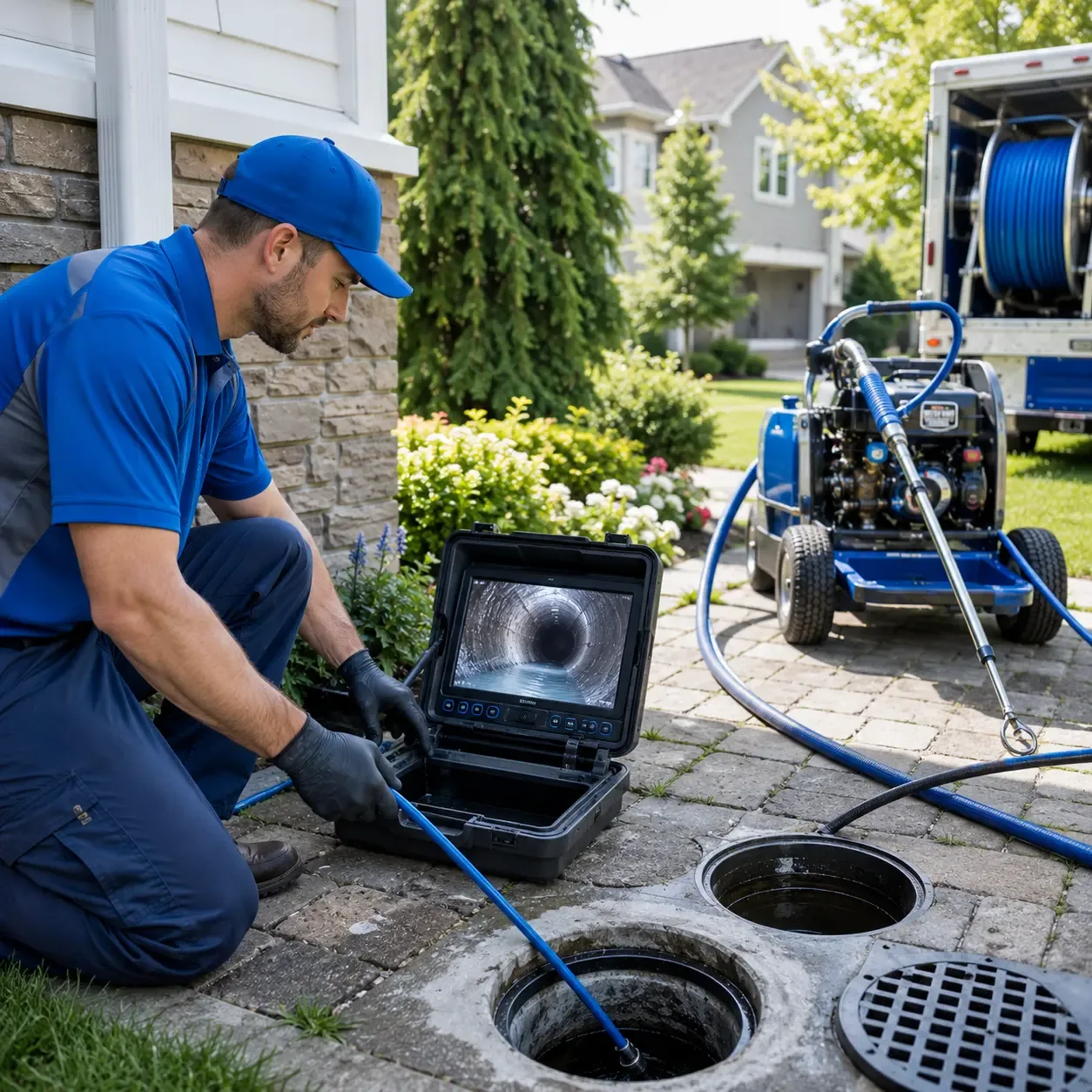 Outdoor drain cleaning professionals serving Smithers, WV